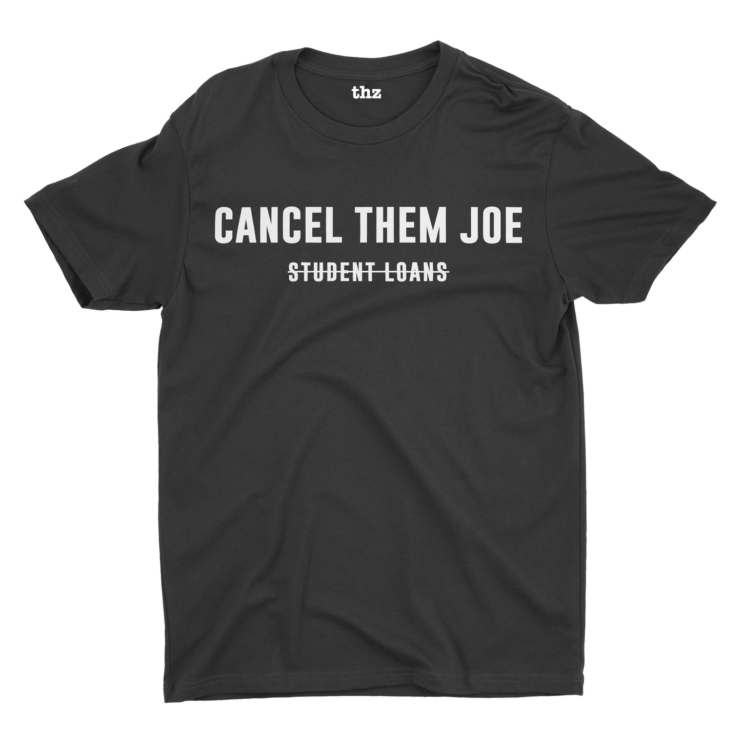 Student loan debt Tshirt in black