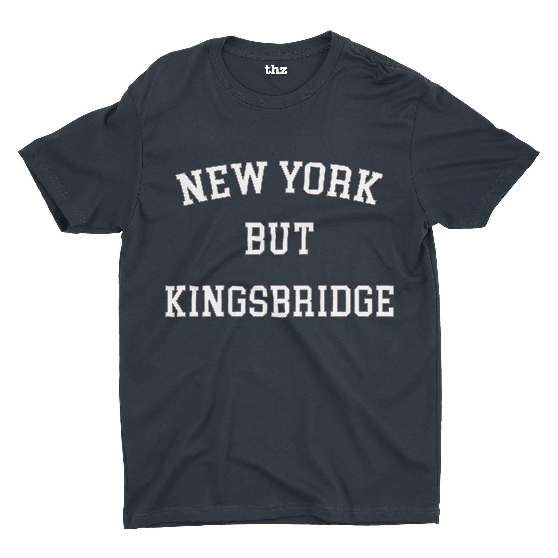 The Humped Zebra New York But Kingsbridge Unisex Navy Tshirt