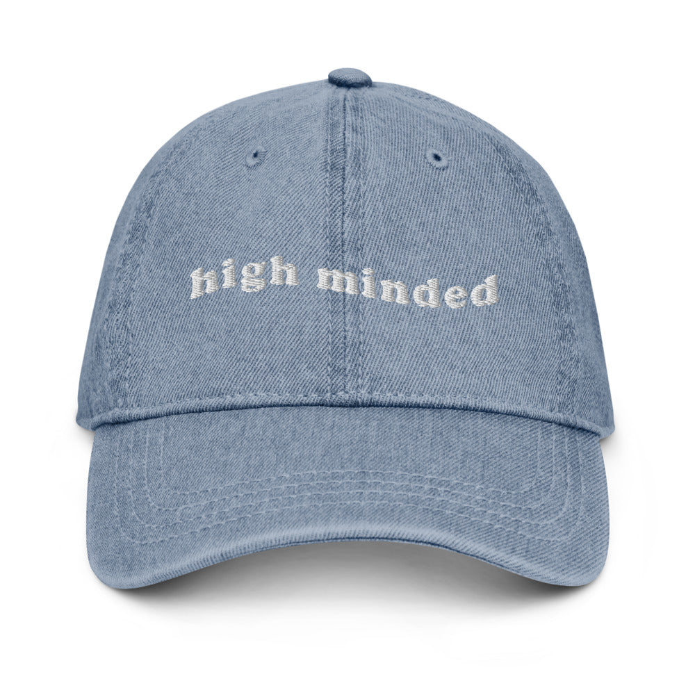 High Minded Hat - Blue Denim